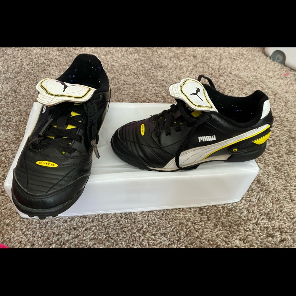 Kids size 1 Puma cleats